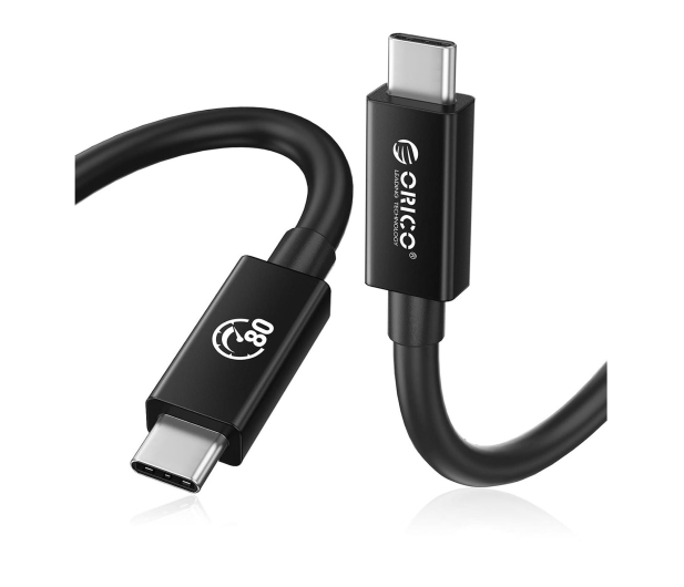 Orico Thunderbolt 5 USB-C 80Gbps, 240W, 8K 60Hz, 1,5m, czarny - 1500413 - zdjęcie 2